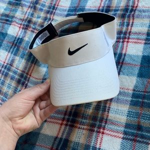 White Nike visor